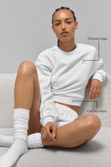 Accolade Best Seller Cropped Crew Neck Sweater