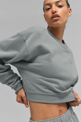 Accolade Best Seller Cropped Crew Neck Sweater
