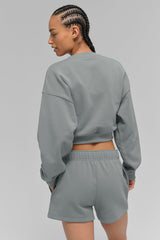 Accolade Best Seller Cropped Crew Neck Sweater