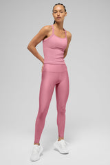 Seamless ribbed bra tank top